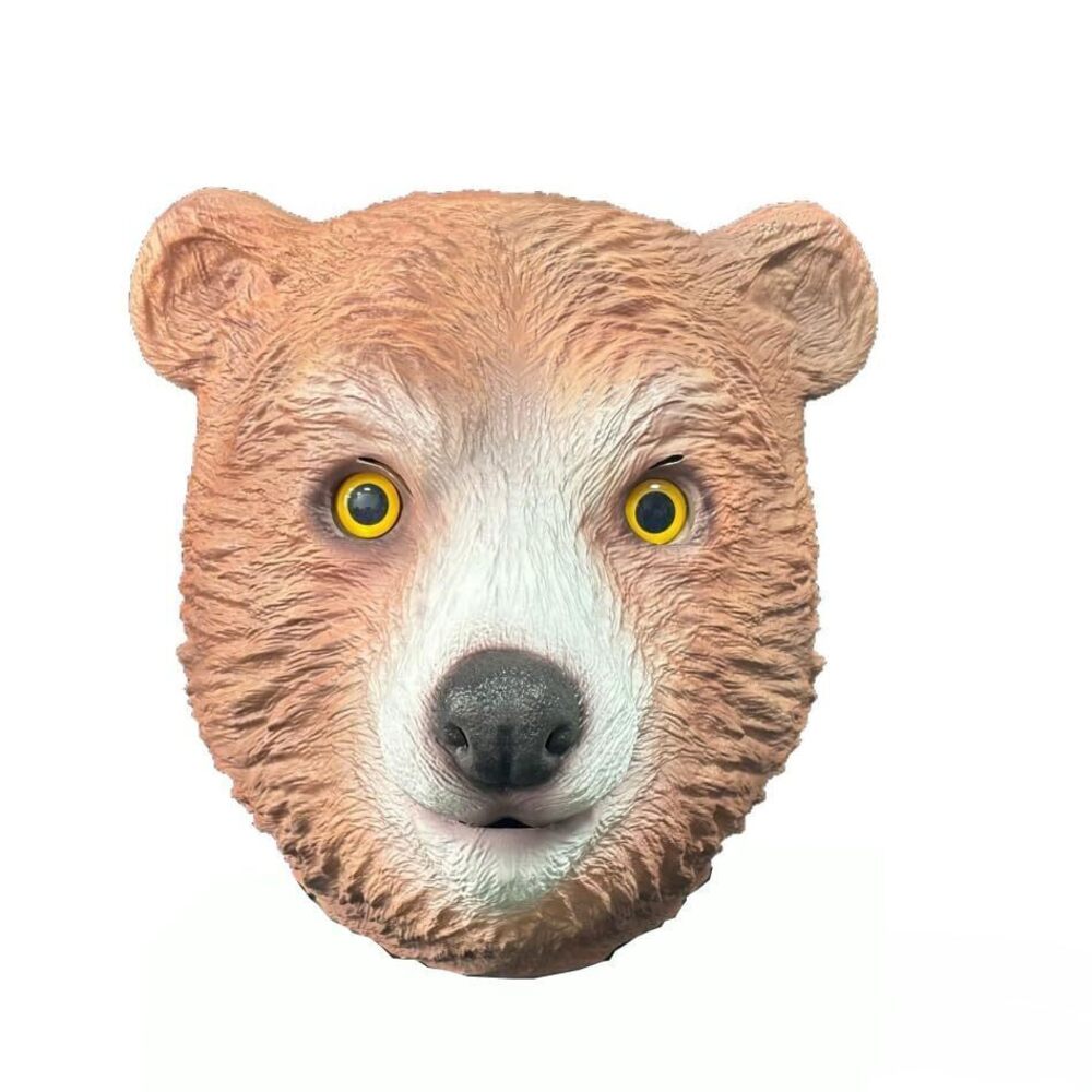 2854 Realistic Bear Mask Full Head Latex - Animal Costume Mask